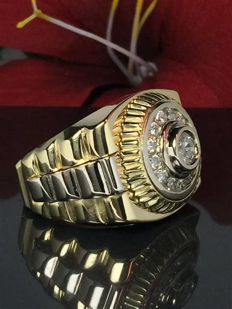 rolex stil herrenring|Rolex rings for men.